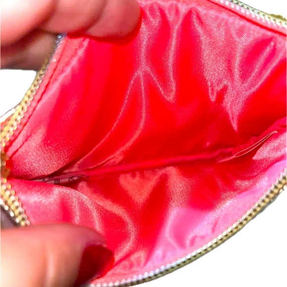 Floral Lilly Pulitzer Zip Top Wallet Wristlet, W/Back Pouch - Picture 5 of 8